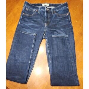 Madewell 9" High-Rise Skinny Jeans F8990 Larkspur Darker Wash Size 28